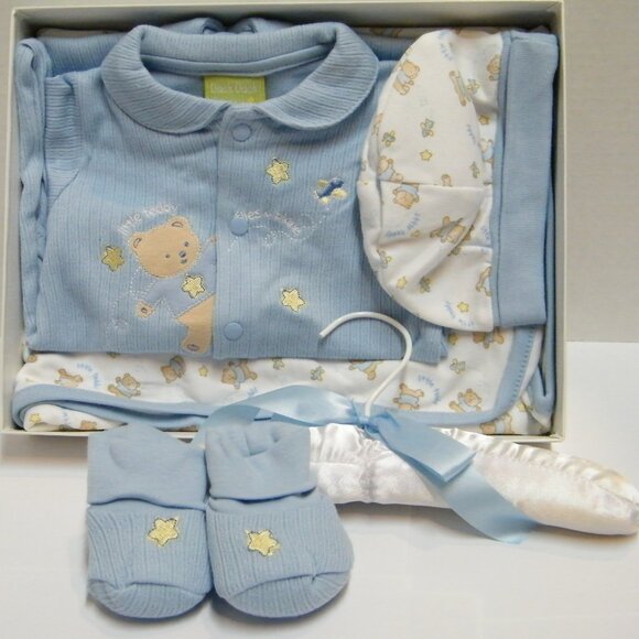 Ensemble cadeau pijama et couverture pour nouveau-né 0-3 mois - Picture 8 of 8